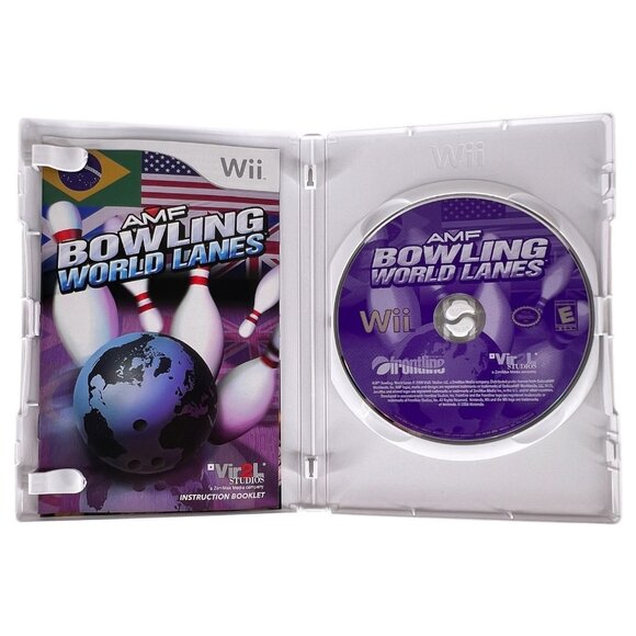 AMF Bowling World Lanes Nintendo Wii Game Complete Instruction Case Tested Works - Picture 7 of 7